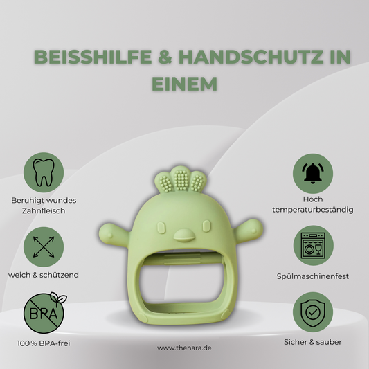 NARA BissHeld - Beißhilfe & Handschutz in einem